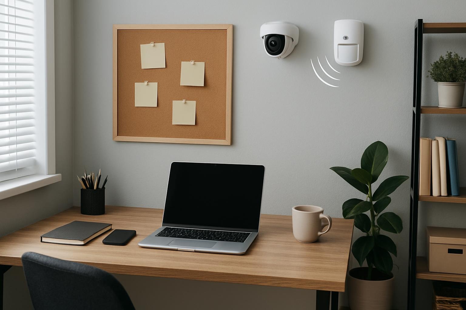 Cómo Proteger tu Oficina en Casa con Cámaras de Seguridad y Sensores de Movimiento